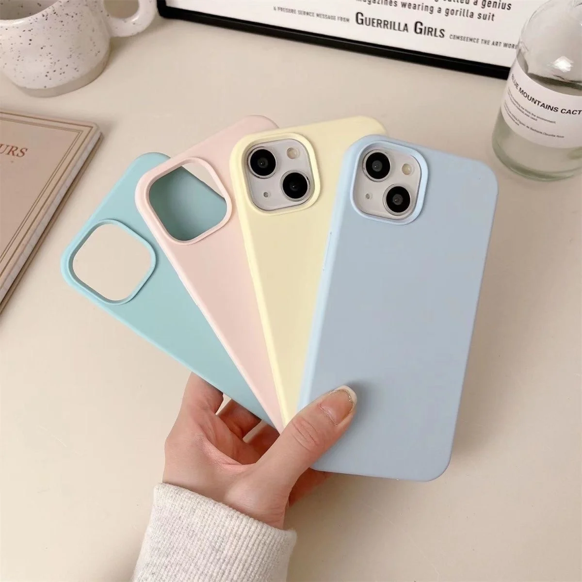 Luxury Original Liquid Silicone Case For iPhone 13 14 15 16 Pro Max phone Cases For iPhone 11 12 14 15 16 Plus Full Logo Cover - Image 4