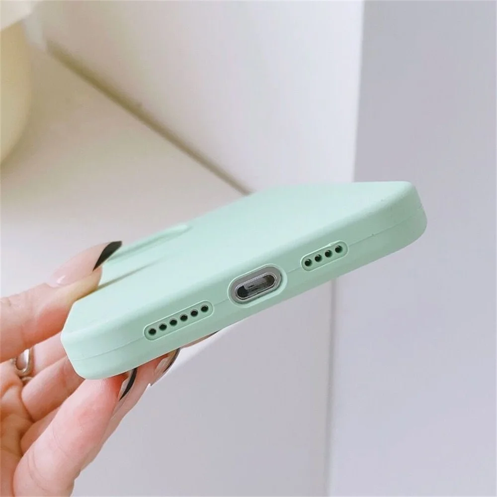 Luxury Original Liquid Silicone Case For iPhone 13 14 15 16 Pro Max phone Cases For iPhone 11 12 14 15 16 Plus Full Logo Cover - Image 5