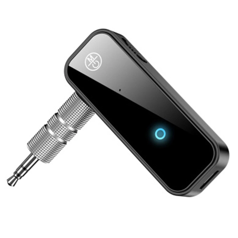 Bluetooth-Compatible 5.0 Transmitter Receiver 2 in 1 Audio Aux Adapter Wireless Receiver for Handsfree Call for Car Audio Music - Image 2