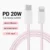 Pink 3Pack 4FT MFi Certified Fast Charger Type c to Lightning Cable Nylon Braided Cord for iPhone 14 13 12 11